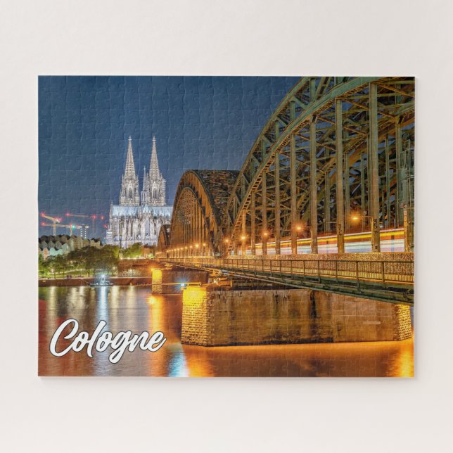 Hohenzollern Bridge, Cologne, Germany Jigsaw Puzzle (Horizontal)