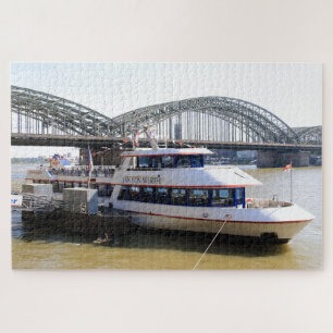 Hohenzollern Bridge, River Rhine, Germany Jigsaw Puzzle