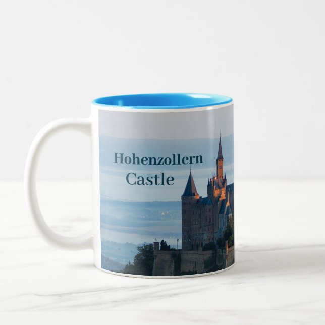  Hohenzollern Castle Hechingen Germany  Two-Tone Coffee Mug (Left)
