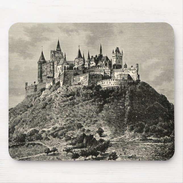 Hohenzollern Castle in Stuttgart, Germany Mouse Mat (Front)