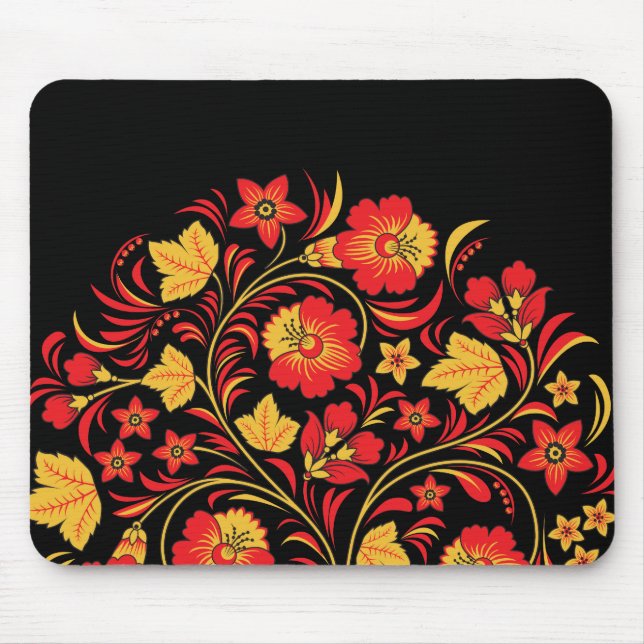 Hohloma Russian Folk Art Mousepad (Front)