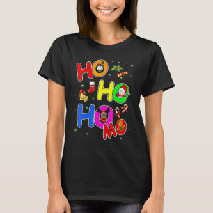 Hoho Homo Gay Christmas Santa Hat Love Is Love Lgb T-Shirt