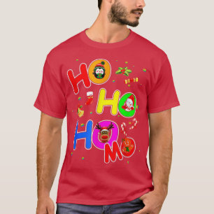 Hoho Homo Gay Christmas Santa Hat Love Is Love Lgb T-Shirt
