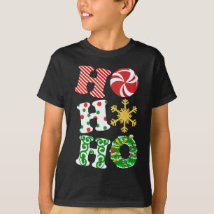 HoHoHo Candy Christmas outfit Holiday Candy Lovers T-Shirt
