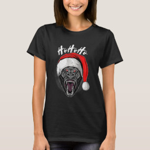 Hohoho Christmas Gorilla Costume Gorilla Christma T-Shirt