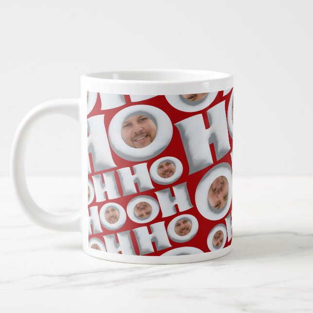 HoHoHo! Coffee from ME! Your Face  Mug cup (Left)