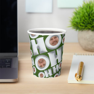 HoHoHo! Coffee from ME! Your Face Paper cup