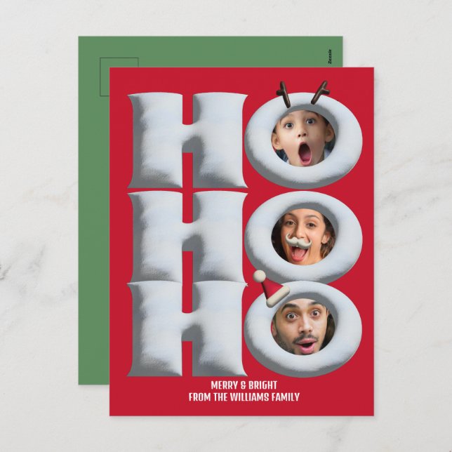 HOHOHO! Create your own holiday card! (Front/Back)
