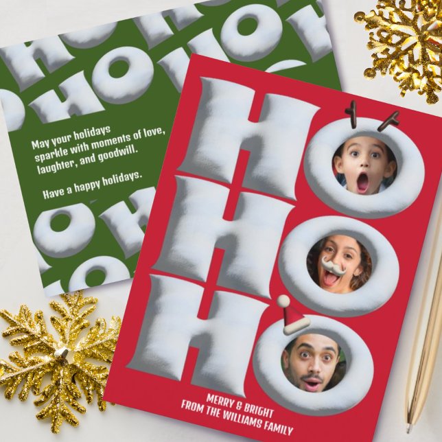 HOHOHO! Create your own holiday card! Postcard (Creator Uploaded)