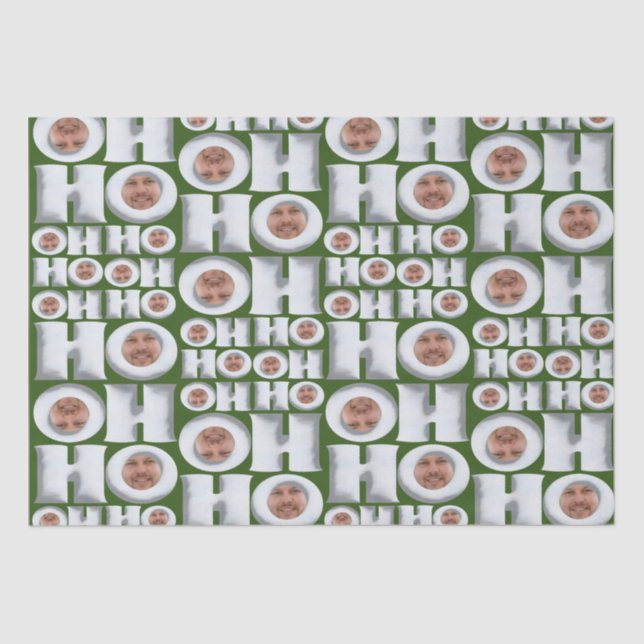 HoHoHo! Gift from ME! Your Face Wrapping paper (Front)