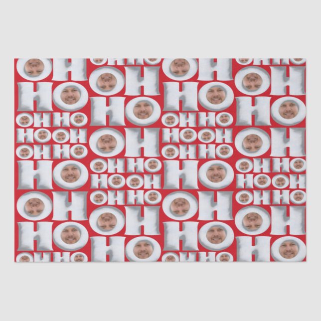 HoHoHo! Gift from ME! Your Face Wrapping paper (Front)