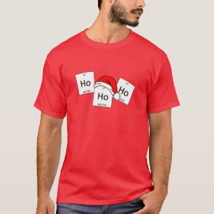 HoHoHo Holmium Chemistry Element Christmas Pun T-Shirt