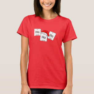 HoHoHo Holmium Chemistry Element Christmas Pun T-Shirt