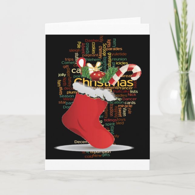 HoHoHo! Merry Christmas GIFTS and a Happy New Year Holiday Card (Front)