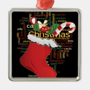 HoHoHo! Merry Christmas GIFTS and a Happy New Year Metal Tree Decoration