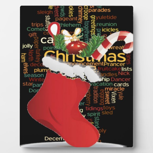 HoHoHo! Merry Christmas GIFTS and a Happy New Year Plaque (Front)