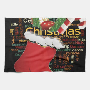 HoHoHo! Merry Christmas GIFTS and a Happy New Year Tea Towel