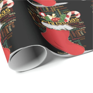 HoHoHo! Merry Christmas GIFTS and a Happy New Year Wrapping Paper