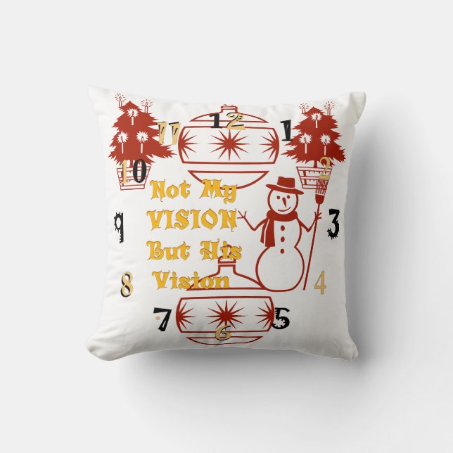 Hohoho! Merry Christmas vision Happy New Year Cushion (Front)