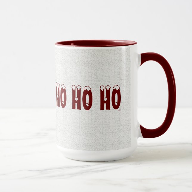 HOHOHO Red Frost Mug (Right)