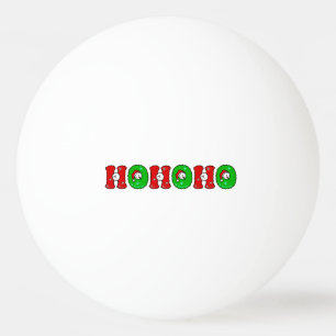 HOHOHO Santa Claus Laugh SnowMan Cute Christmas Ping Pong Ball