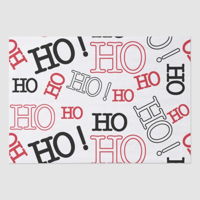HoHoHo Tissue Paper (Front)