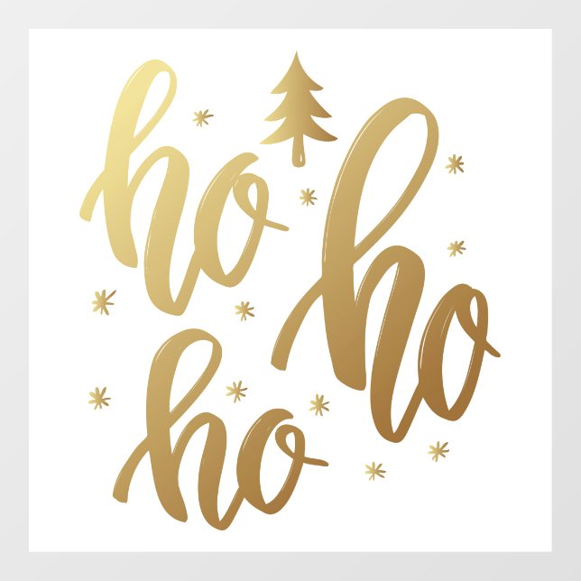 HOHOHO WINDOW CLING (Sheet)