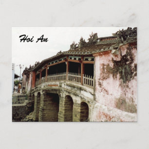 hoi an bridge postcard