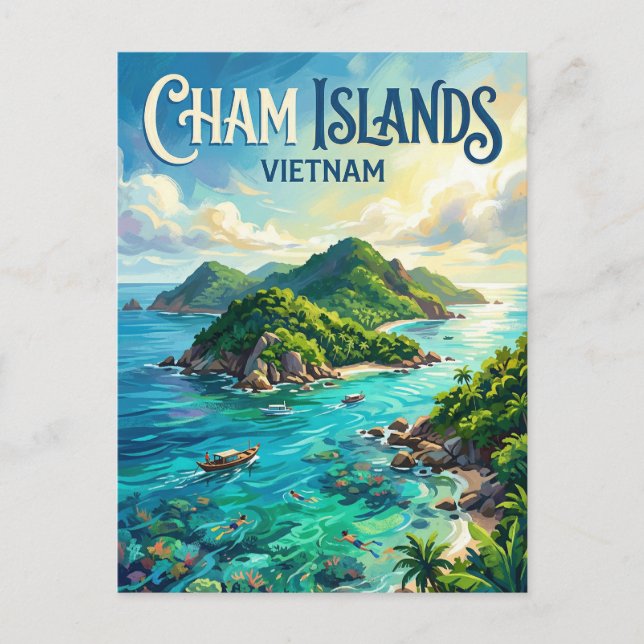 Hoi An (Cham Islands) Vietnam Postcard (Front)