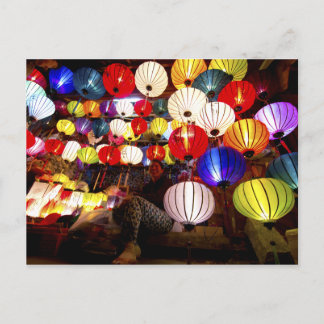 Hoi An Lantern Lady Postcard