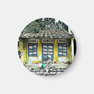 Hoi An, Vietnam Bicycle Magnet
