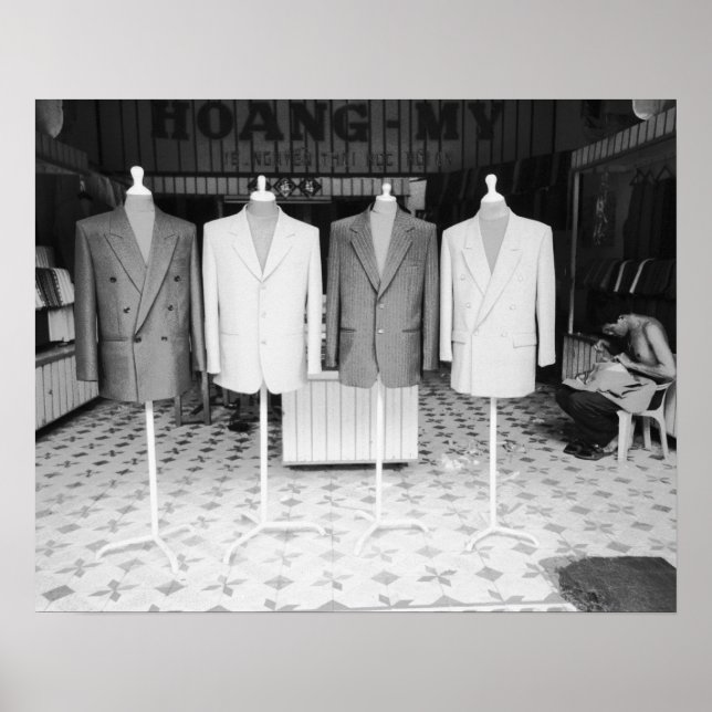 Hoi An Vietnam, Custom Suits to go Poster (Front)
