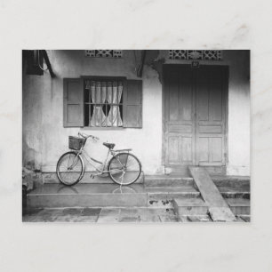 Hoi An Vietnam, House with Bicycle Postcard