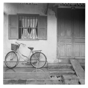 Hoi An Vietnam, House with Bicycle Tile