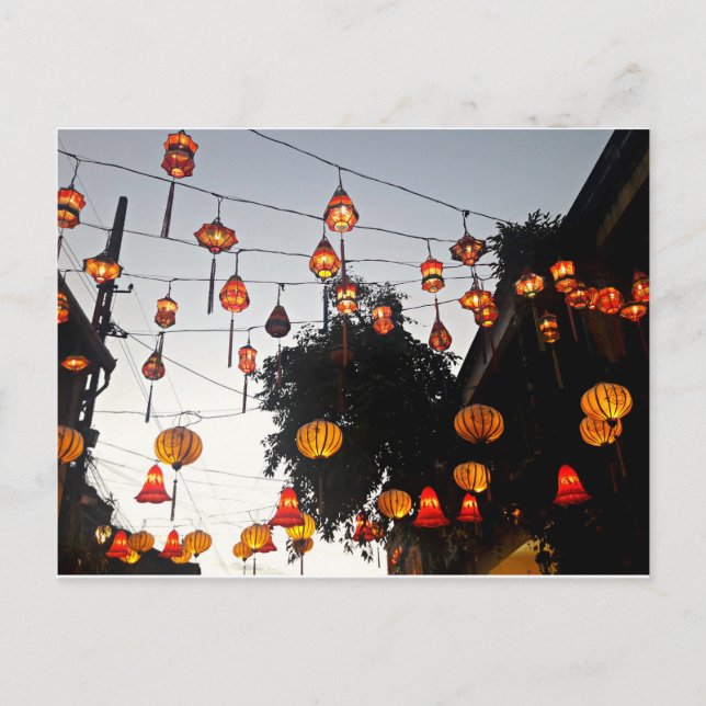Hoi An Vietnam Lanterns Postcard (Front)