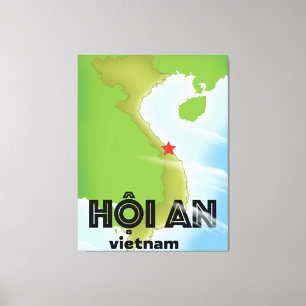 Hoi An Vietnam travel poster art print