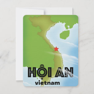 Hoi An Vietnam travel poster art print