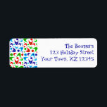 Hoilday Boomerangs<br><div class="desc">Holiday boomerang address labels.  Text can be customised.</div>
