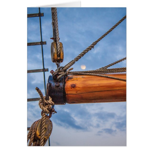 Hoist and Jib Sailing Boat (Front)