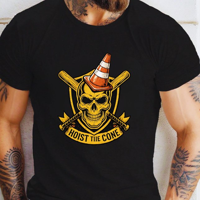 Hoist The Cone Funny Baseball Meme  T-Shirt (Creator Uploaded)