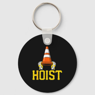 Hoist the traffic cone pirates baseball meme hoise key ring