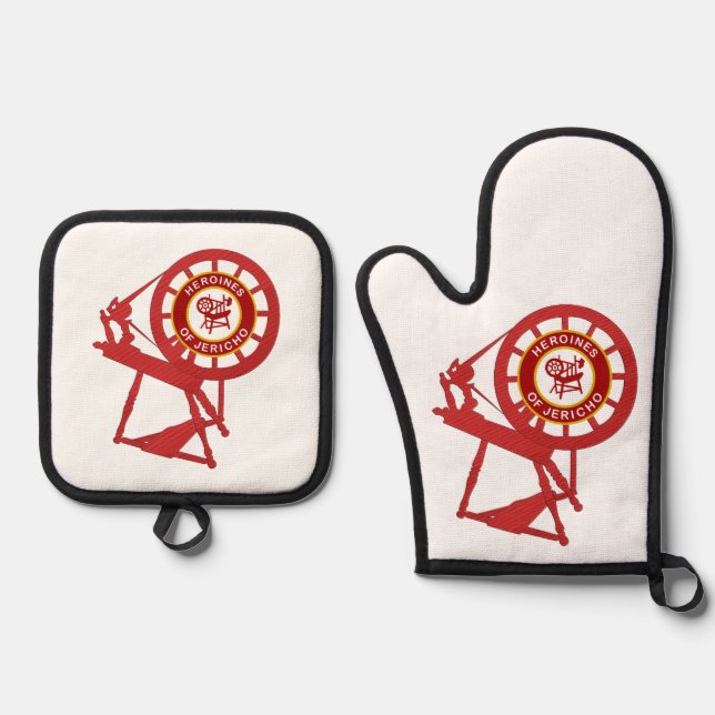 HOJ OVEN MITT & POT HOLDER SET (Front)