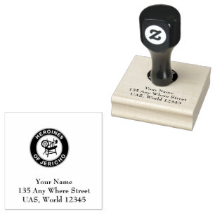 HOJ Personalised  Rubber Stamp