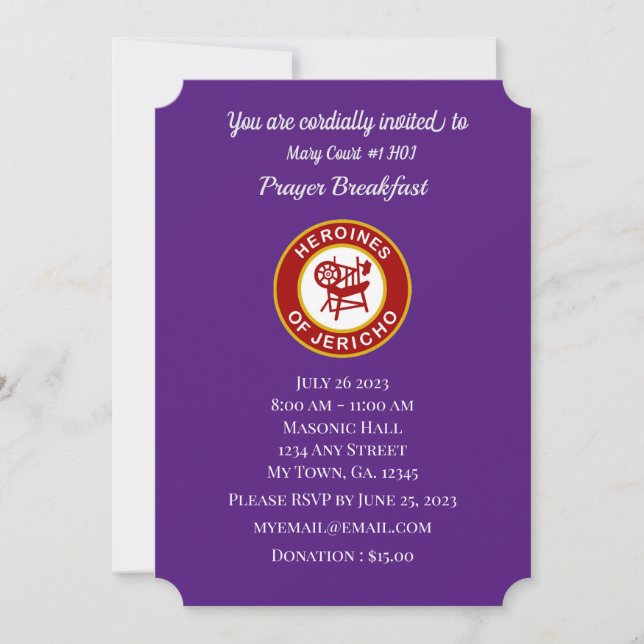 HOJ Prayer Breakfast Invitation (Front)