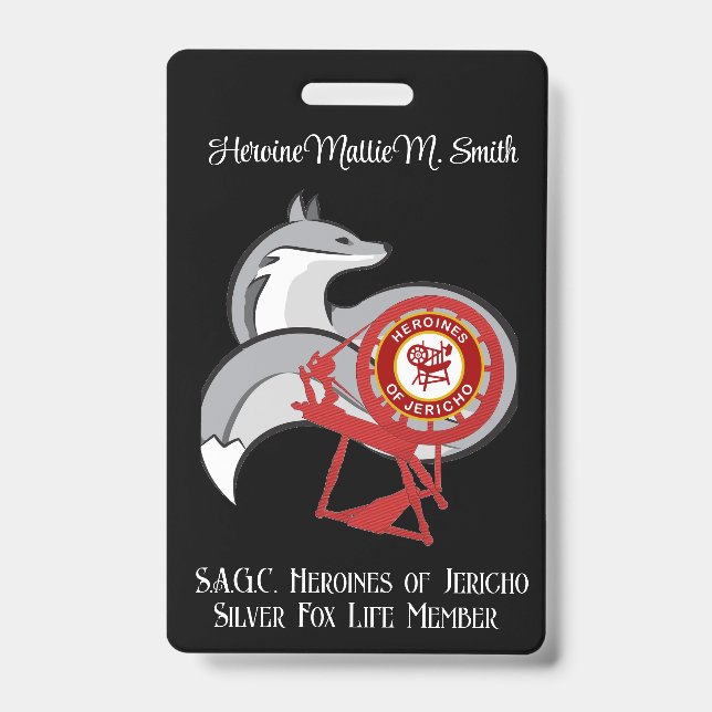 HOJ Silverfox ID Badge (Front)