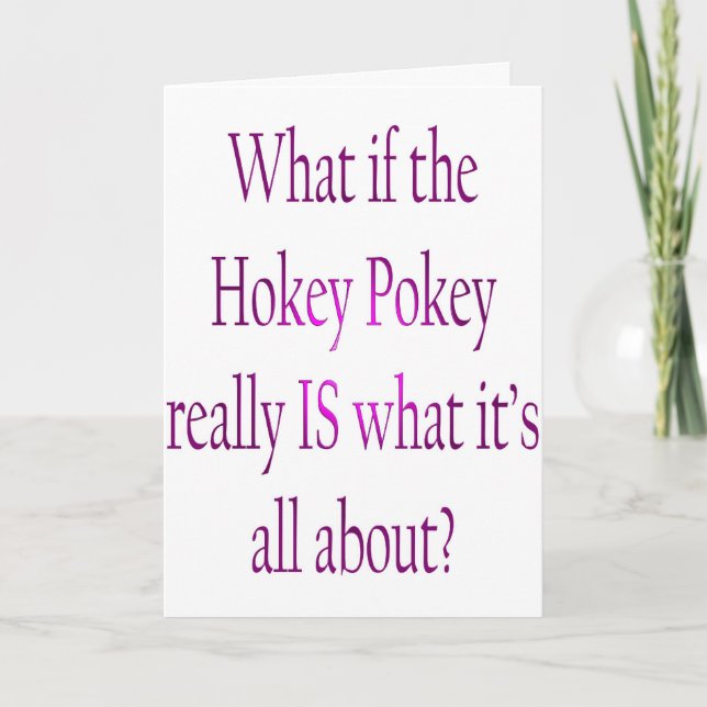 hokey pokey christmas card (Front)