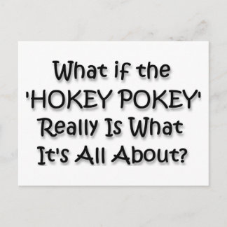 HOKEY POKEY POSTCARD