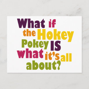 Hokey Pokey Postcard