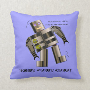 Hokey Pokey Robot Cushion