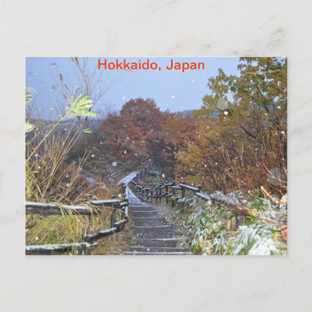 Hokkaido Japan Postcard (Front)